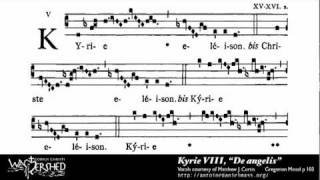 Kyrie VIII from Mass VIII, Gregorian Chant (Brébeuf Hymnal)