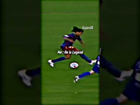 Ronaldinho The magic 🎩 man in football❤️‍🩹🇧🇷