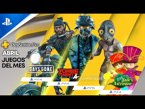 Juegos de PlayStation Plus para abril: Days Gone, Oddworld: Soulstorm y Zombie Army 4: Dead War