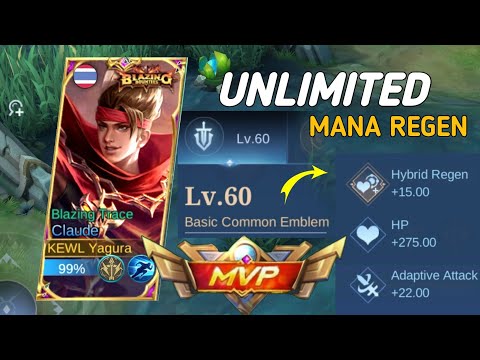 MY FAVORITE EMBLEM SET FOR CLAUDE UNLIMITED MANA REGEN 🔥