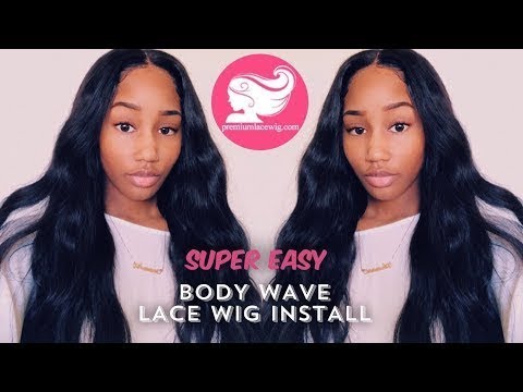 24inch Body Wave Peruvian Human Hair Full Lace Wig in 180% Density