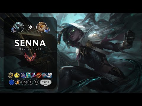 Senna Support vs Bard - EUW Grandmaster Patch 12.22