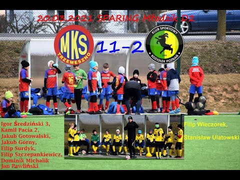 20.03.2021 MKS Trzemeszno - Koziołek Poznań 11-2 (SPARING Młodzik D2)