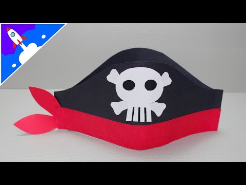 Como fazer um chapéu de pirata de papel