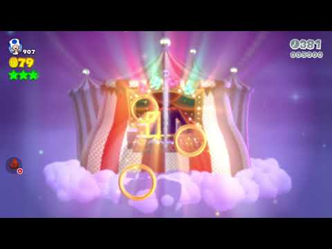 Super Mario 3D World (Switch) 11-1 Itemless Speedrun - Time: 25 (WR)