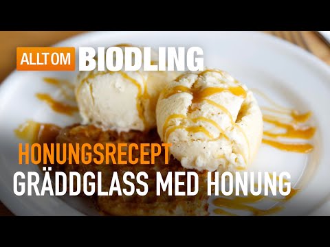 Gräddglass med honung | Gött recept