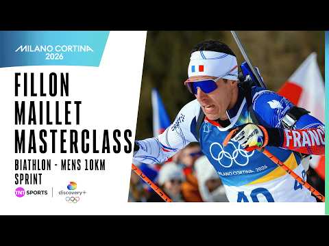 Fillon Maillet Incredible Display 👏 | Men's Biathlon 10km Sprint | Winter Olympics 2026