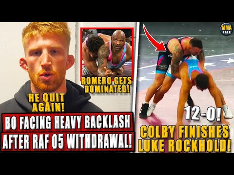 Bo Nickal FACING HEAVY BACKLASH after WITHDRAWAL from Yoel Romero match! Colby FINISHES Rockhold!