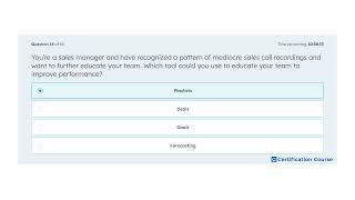You're a sales manager and have recognized a pattern of mediocre sales call recordings and want to f