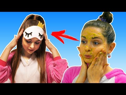 Из ЖАБЫ в ПРИНЦЕССУ / Как устроить пижамную вечеринку и навести красоту 🐞 Afinka