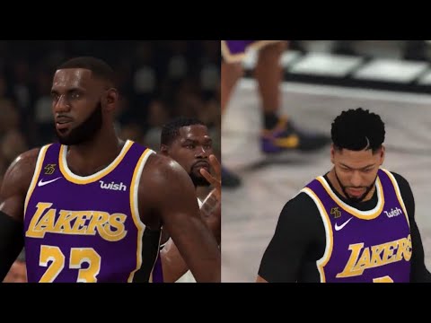 NBA 2k20 Kevin Durant My Career:Playoffs-NFG1- LEBRON AND AD COMBINED FOR 70 POINTS!!!
