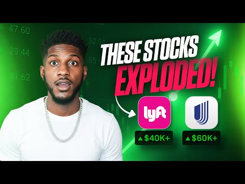 How I made money from these 2 stocks STEP BY STEP (options trading) 