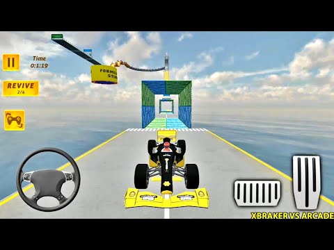 Formula Ramp Car Stunts Update 3D: New Luxury Black F1 Car Unlocked - Android Gameplay Walkthrough