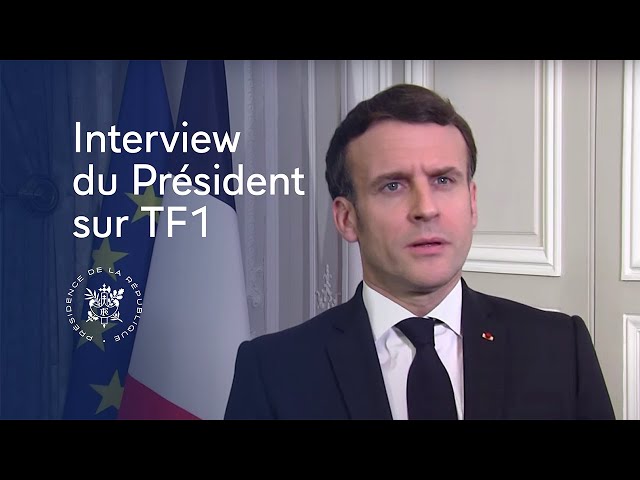 Videouttalande av macron Franska