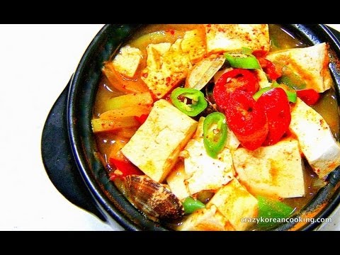 Doenjang Jjigae Recipe, Soy Bean Paste Stew, ๋์ฅ์ฐ๊ฐ (how to make Doenjang Jjigae)