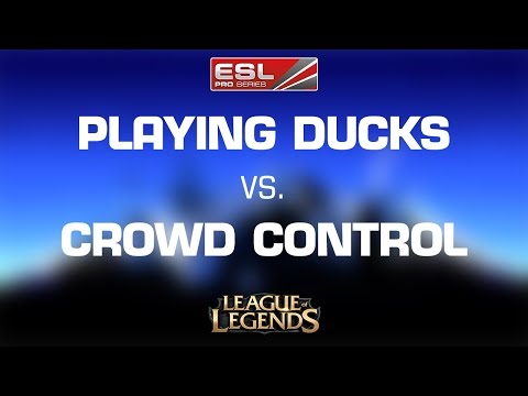 League of Legends - Playing Ducks vs. Crowd Control - EPS Finals 2014 - Semifinals Game 2