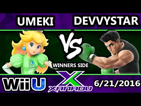 S@X 155 - Umeki (Peach) Vs.  Devvystar (Lil mac) SSB4 Tournament - Smash Wii U - Smash 4