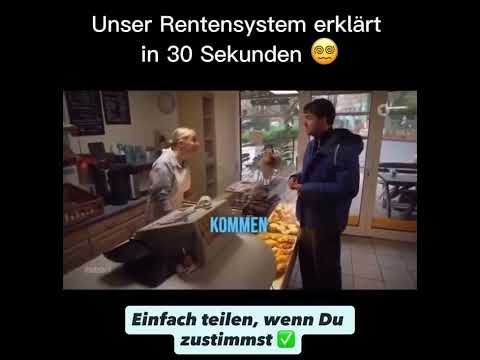 Das Rentensystem erklärt in 30 Sekundnen