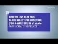 ELCL Slave Select Pin Function (4-wire SPI) Tutorial (1/3) - Create project for RL78/G23
