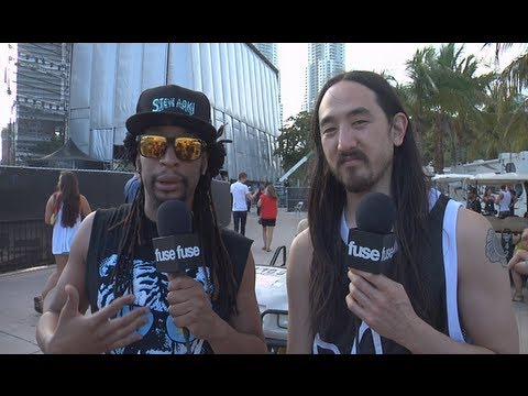 Steve Aoki & Lil Jon Talk Performing at Ultra Music Festival 2012
