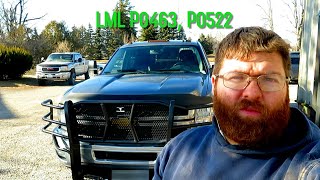 LML P0463 fuel level sensor and p0522 oil pressure sensor repair