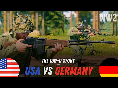 Airport battle - USA vs Germany - invasion of Normandy - Enlisted GamePlay - No Commentary