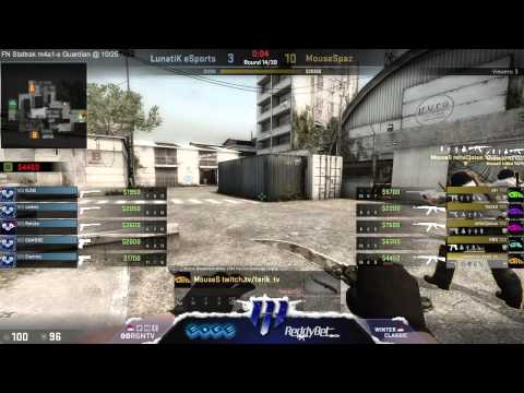 MouseSpaz vs LunatiK | Cache (bo3) Map 1 | $1,300 RGN Winters Classic UB Finals