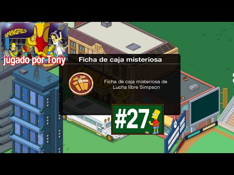 Los Simpson Springfield "LuchaLibre'20: Capítulo 27 - Cuarta Ficha de Caja Mist. Lucha Libre" Tony