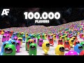 Among Us, but with 100.000 players