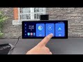 LCD monitor 8,1" - Apple CarPlay, Android auto, Bluetooth, WIFI, 12-24V, micro SD, 2K DVR + kamerový vstup - Video Youtube