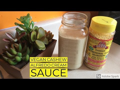 Salsa Alfredo Vegana - Cashew Sauce Recipe