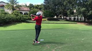 David Rauch UNLV golf mid iron tee shot par3 h5 tavistock Isleworth 10/22/19