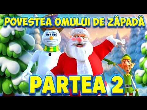 Povestea Omului de Zăpadă la Polul Nord (Partea 2) ❄️ Povești pentru Copii ❄️