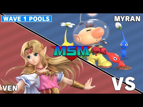 Offline MSM 240 - SUGOI | Ven (Zelda) VS Bermuda | Myran (Olimar) Wave 1 Pools