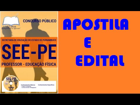 Apostila Professor de Educaçao Física Concurso SEE PE 2016