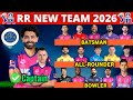 IPL 2026 Rajasthan Royals Team Full Squad RR Team New Players List 2026 RR New Team 2026