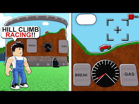 HILL CLIMB RACING IN BUILD A BOAT! *Working Arcade!*