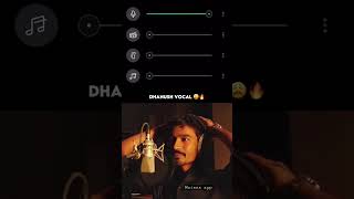 Dhanush vocal ✨Moises app #shorts