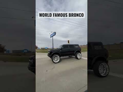 Ford Bronco rolling on 26x14 American Force Nemesis wheels 35x15.50x26 Fury tires. We do this!