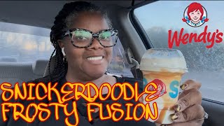 REVIEWMAS DAY 12: WENDY’S SNICKERDOODLE COOKIE FROSTY FUSION #THEREVIEWQUEEN