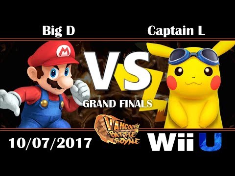 VBR Wii U Singles: Grand Finals - CACAW|Big D (Mario) vs Captain L (Pikachu)