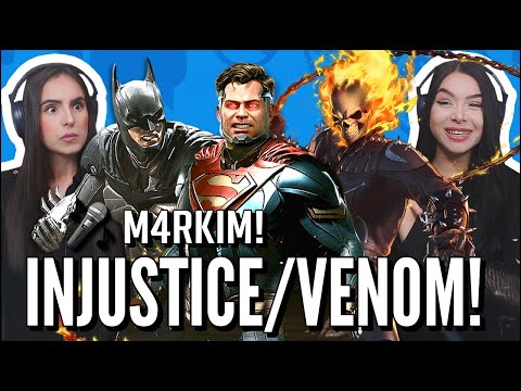 JOVENS REAGEM A M4RKIM - INJUSTICE (DC COMICS), VENON  E MOTOQUEIRO FANTASMA (MARVEL COMICS)
