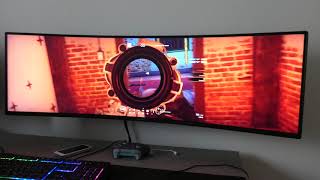 Video thumbnail for Rainbow Six Siege on samsung c49hg90dmu Ultra Wide by DGA Play
