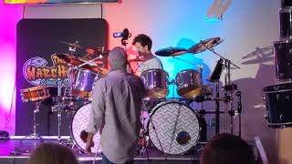 Jacob Kulcak performing Metallica's
