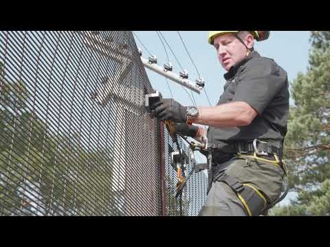 Fall protection bracket placement