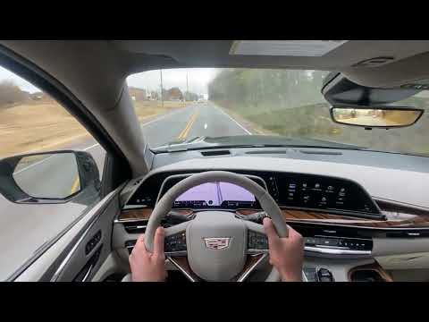 2022 Cadillac Escalade ESV Sport Platinum POV Test Drive (6.2 V8)