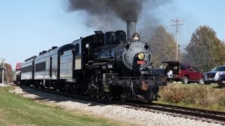 preview picture of video 'Southern 401 at Monticello Railway Museum 10/17/2010'