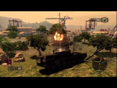 Mercenaries 2 World in Flames: Universal Petroleum Outpost Takeover - Cambias Outpost (part 9)