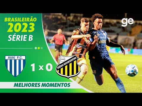 Gols e lances de Avaí x Novorizontino
