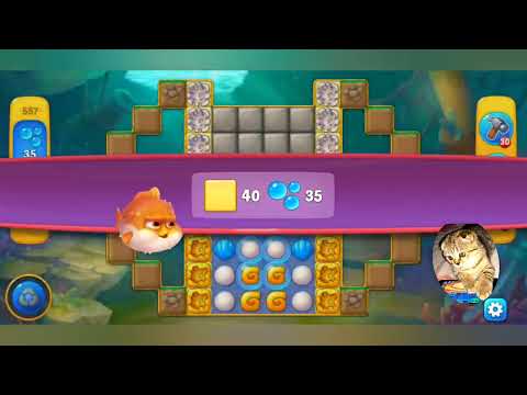 Fishdom 2022, no Boosters,  557  level  -  прохождение без бустеров,  557  уровень.